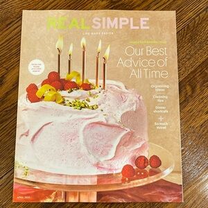 Real Simple Magazine - April 2025 - Organizing Ideas - Cleaning Tips        home